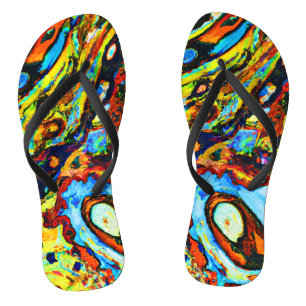 Stunning Abstract Pattern Jandals
