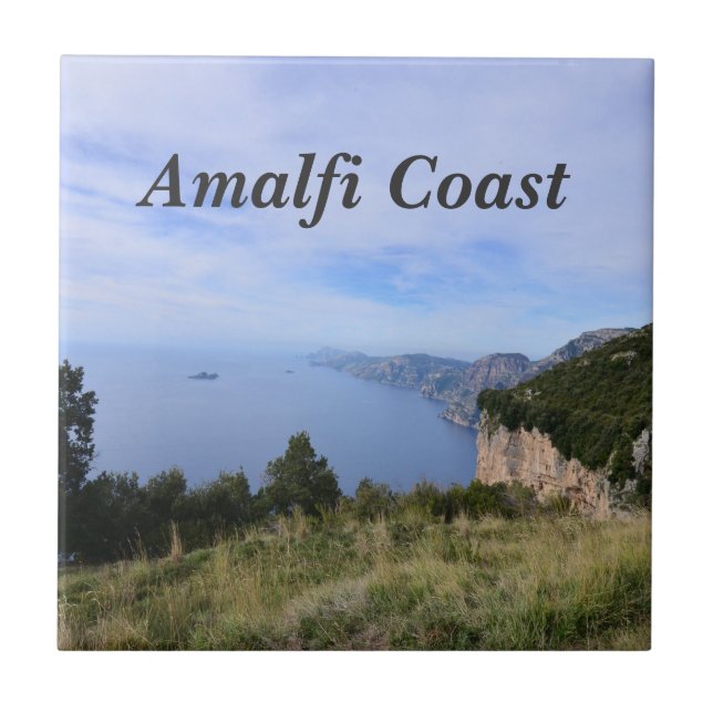 Stunning Amalfi Coast in Italy Tile (Front)