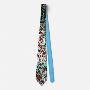 Stunning Antique Marbled Paper Tie
