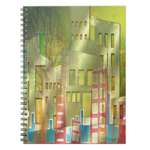 Stunning architecture cityscape art accessories notebook