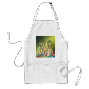 Stunning architecture cityscape art accessories standard apron