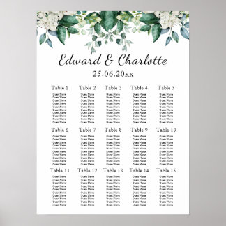 Stunning Array of Floral Wedding  Poster