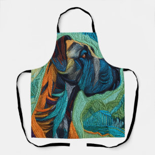 Stunning artistic Great Dane  Apron