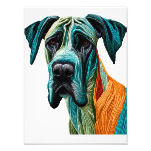 Stunning artistic Great Dane artwork Photo Print