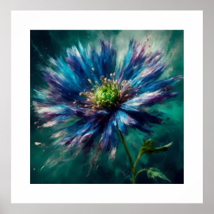 Stunning Aster Blossom Poster