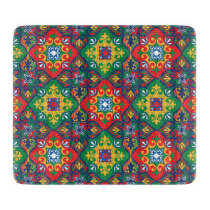 Stunning 💚❤️💛 Azulejos square Cutting Board