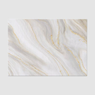 Stunning Beautiful Swirls with Faux Gold Glitter Tissue Paper