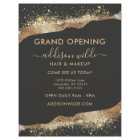 Stunning Black And Gold Glitter Script Business