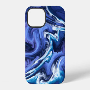 Stunning Blue Agate Design iPhone 12 Case
