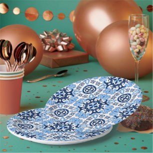 💙 Stunning blue Azulejos Paper Plate