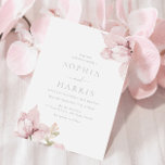 Stunning Blush Floral Elegance Wedding Invitation<br><div class="desc">Stunning Blush Floral Elegance Wedding Invitation

See matching collection in our Niche and Nest Store</div>