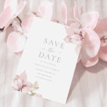 Stunning Blush Floral Elegance Wedding Save The Date<br><div class="desc">Stunning Blush Floral Elegance Wedding Save the Date

See matching collection in our Niche and Nest Store</div>