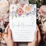 Stunning Botanical Floral Bridal Shower Brunch Invitation<br><div class="desc">Stunning Botanical Floral Bridal Shower Brunch Invitation
 
See matching collection in Niche and Nest Store</div>