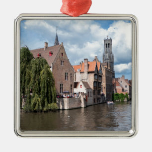 Stunning! Bruges - Belgium Metal Tree Decoration