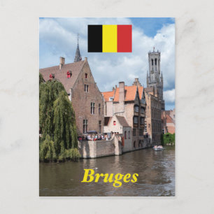 Stunning! Bruges - Belgium Postcard