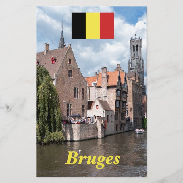 Stunning! Bruges - Belgium Stationery (Front)