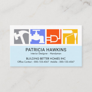 Stunning Builder Service Icon Logo Business Card