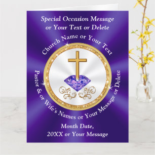 Stunning, Cards for Pastor Appreciation, Custom