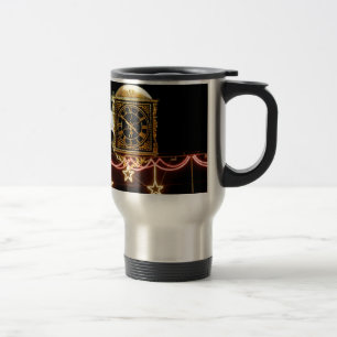 Stunning Clock at Xmas Travel Mug
