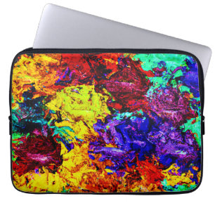 Stunning Colorful Abstract Pattern Laptop Sleeve