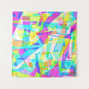 Stunning Colours of Geometric Pattern Tapestry
