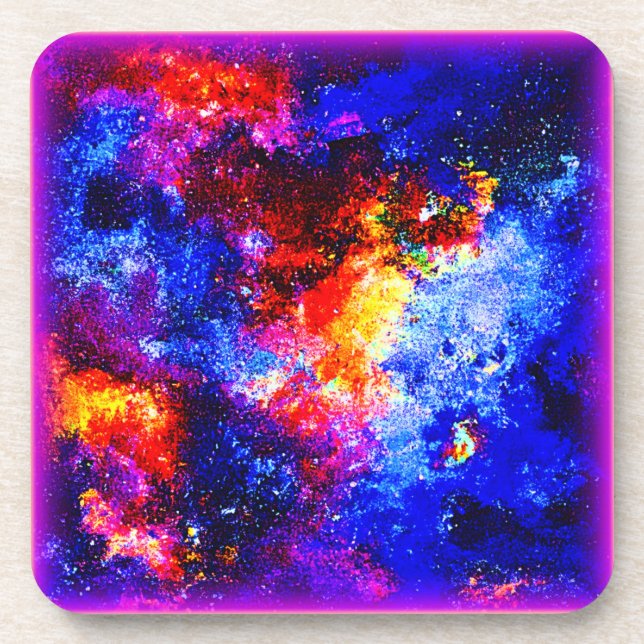 Stunning Colours of the Universe. Buy Now Coaster (Front)