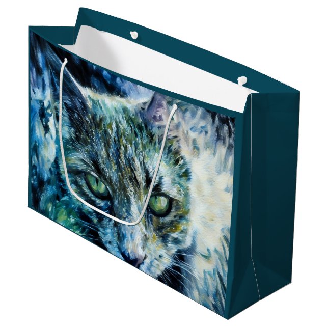 Stunning Custom Gift Bag - Small, Glossy (Front Angled)