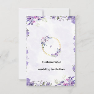 Stunning Customizable Wedding Invitation - Elegant
