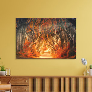 Stunning Dark Forest of Hedges Canvas Print