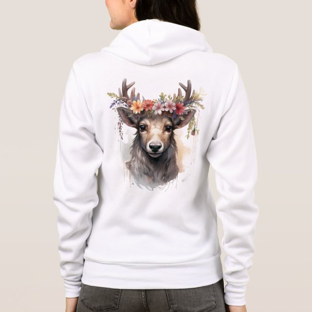 🦌 Stunning Deer Hoodies! 🍂 Hoodie (Back)