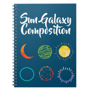 Stunning Design of Sun Galaxy Combination Notebook