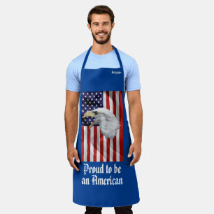 Stunning Eagle, The American Flag Patriotic Apron