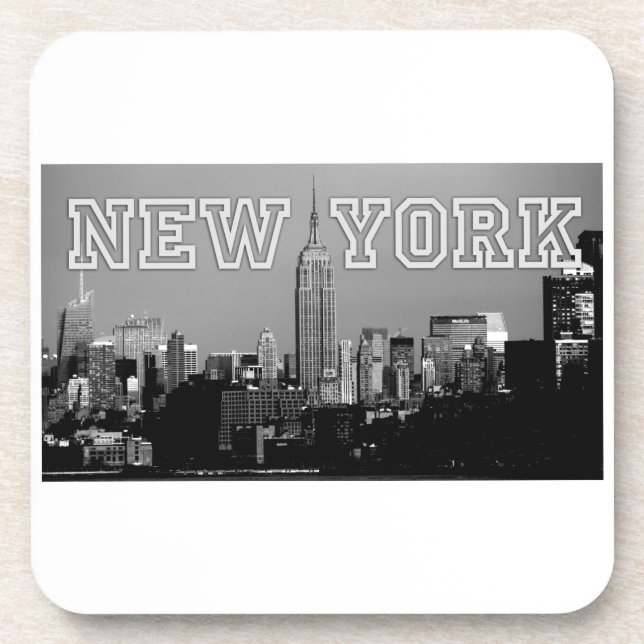 Stunning! Empire State Building New York City Coaster (Front)