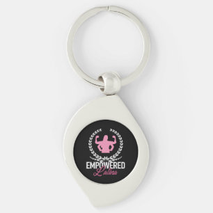 Stunning Empowered Latina AF Strong Woman    Key Ring