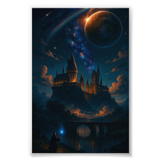 Stunning Fantasy Images of Magical Castles Photo Print (Front)