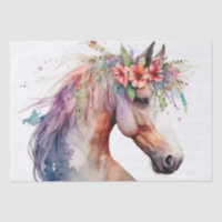 Stunning Floral Horse