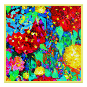Stunning Floral Patterns Poster