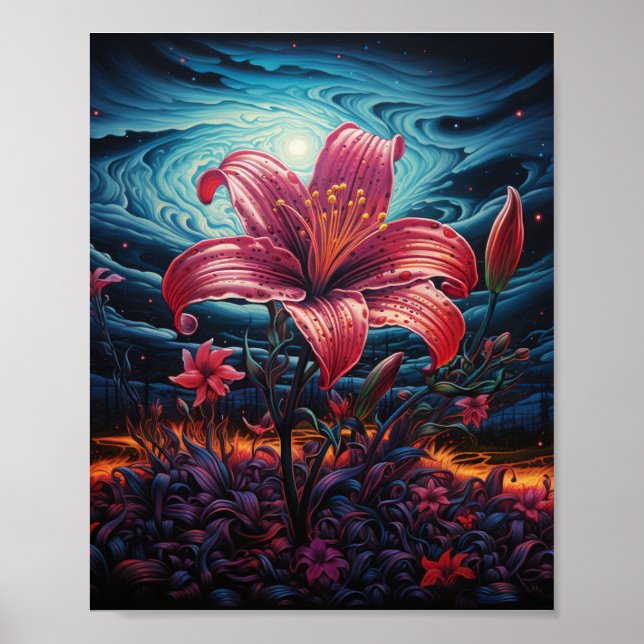 Stunning Florist's Choice Lily  Poster (Front)