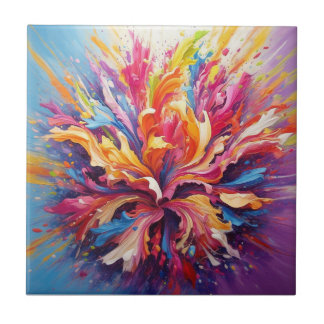 Stunning Flower Tile