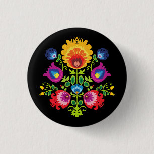 Stunning Folklore 3 Cm Round Badge