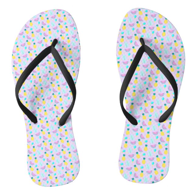 Stunning Fruit Pattern Jandals (Footbed)