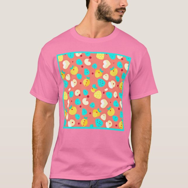 Stunning Fruits Patterns Art T-Shirt (Front)