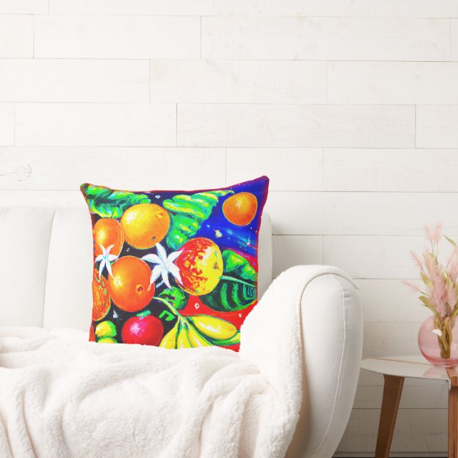 Stunning Fruits Starry Sky. Buy Now Cushion (Couch)