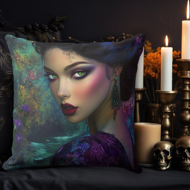 Stunning Gothic Woman Cushion (Creator Uploaded)