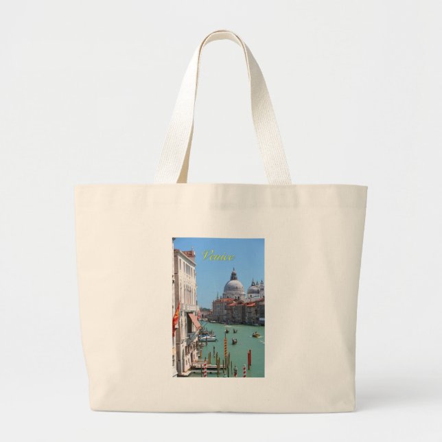 Stunning! Grand Canal Venice Large Tote Bag (Front)