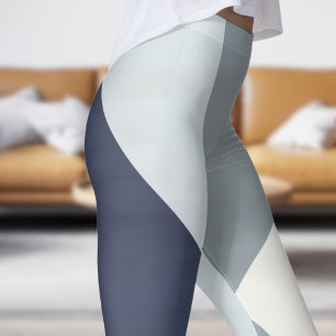 Stunning Grey Fade Abstract Leggings