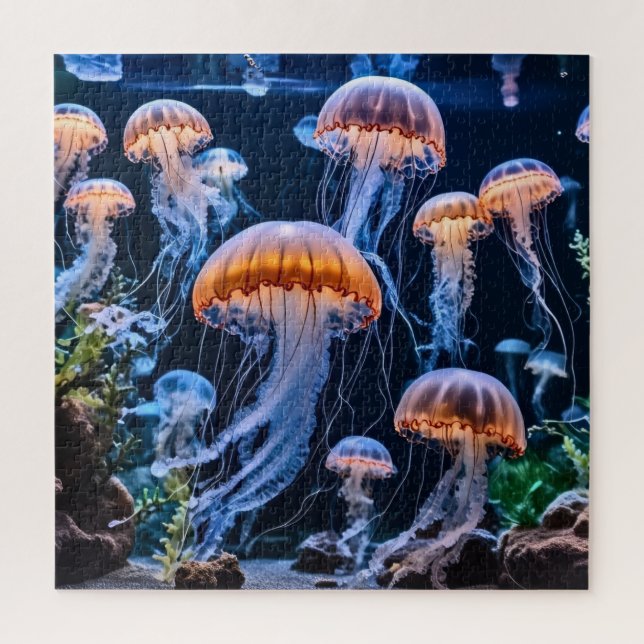 Stunning jellyfish  jigsaw puzzle (Vertical)