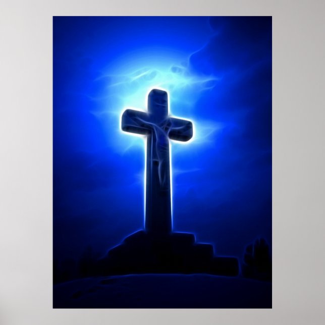 Stunning Jesus Crucifixion Poster (Front)