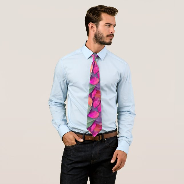 Stunning Leaves Pattern  Tie (In Situ)