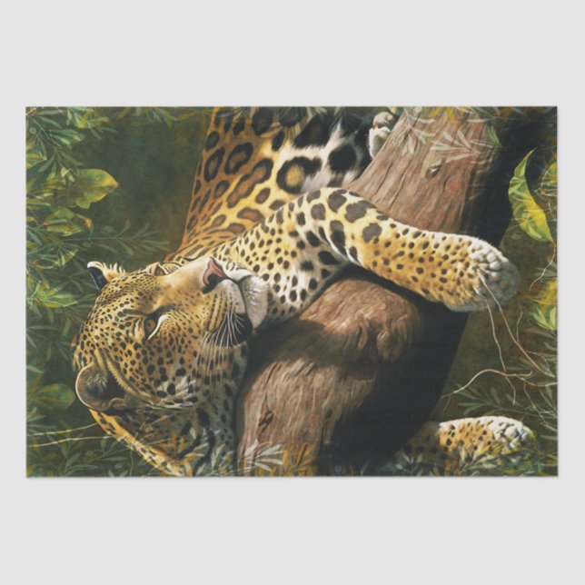 Stunning Leopard Tissue Paper (Front)